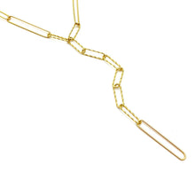 Load image into Gallery viewer, GLAMOROUS Y-PAPERCLIP NECKLACE - Reeezy

