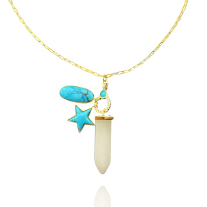 PAOLA MULTI-CHARM NECKLACE