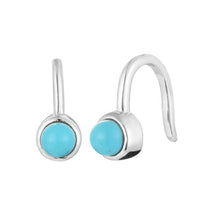 Load image into Gallery viewer, TINY SIMULATED TURQUOISE EAR CUFF - Reeezy
