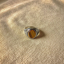 Load image into Gallery viewer, EXOTIC TIGER EYE SIGNET RING

