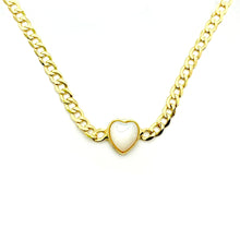 Load image into Gallery viewer, CHARLOTTE&#39;S HEART CUBAN CHAIN
