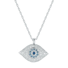 Load image into Gallery viewer, CZ EVIL EYE NECKLACE
