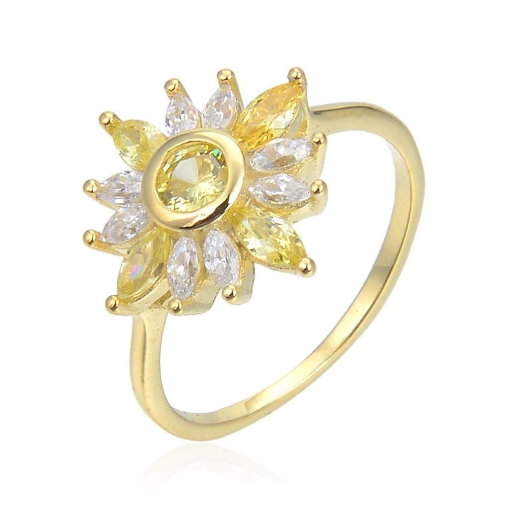 FLORAL MARQUISE RING